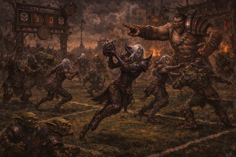 Entrainement de blood bowl