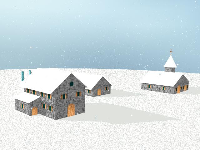 l'accadémie sous la neige