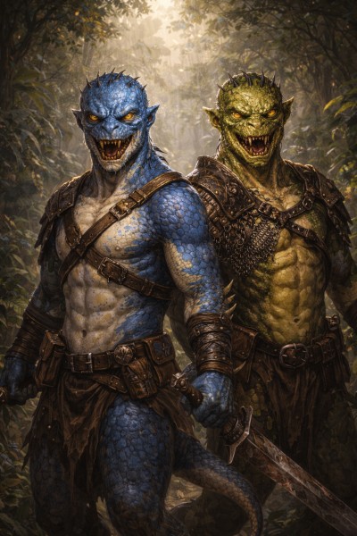 Race Semi Homme-Lezard